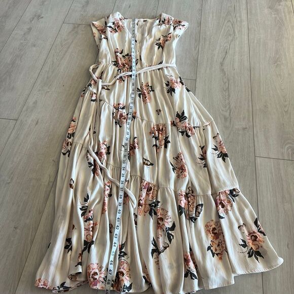 Free People All I Got Floral Boho Maxi Dress size 4 - Picture 2 of 10
